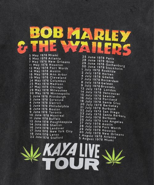 ROYAL FLASH(ロイヤルフラッシュ)の「U/MUSIC(ユーミュージック)/Bob Marley Live Tour/SS T(Tシャツ/カットソー・メンズ・ブラック・XL/M/L)」の4枚目の写真