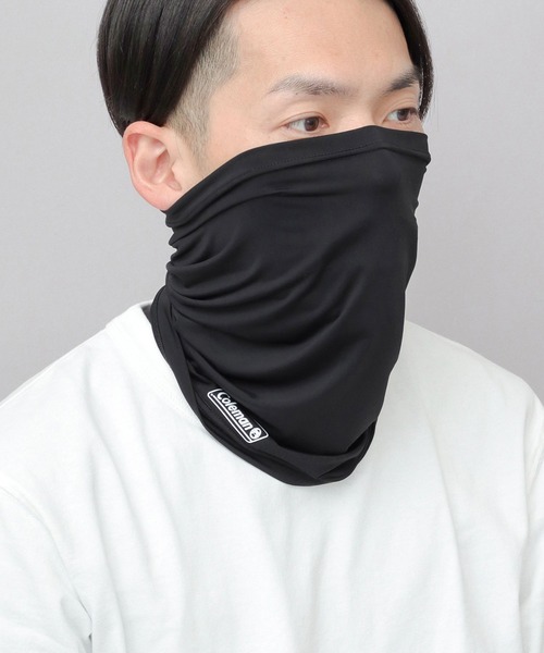 COLEMAN(コールマン)の「COOL&UVカット ストレッチ ネックカバー (接触冷感・UVカット)(ネックウォーマー/スヌード・メンズ・ブラック・FREE)」の7枚目の写真