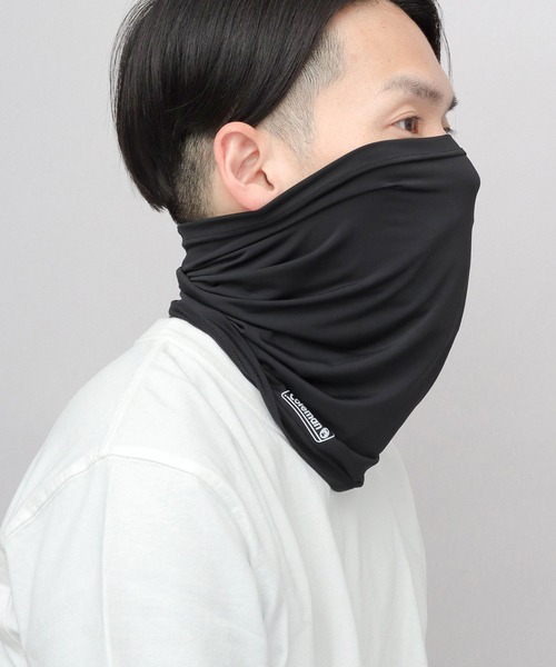 COLEMAN(コールマン)の「COOL&UVカット ストレッチ ネックカバー (接触冷感・UVカット)(ネックウォーマー/スヌード・メンズ・ブラック・FREE)」の10枚目の写真