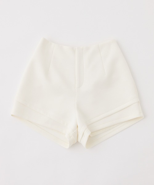one after another NICE CLAUP(ワンアフターアナザーナイスクラップ)の「レイヤー風ショートパンツ(その他パンツ・レディース・ホワイト/ブラック/グレー・FREE)」の19枚目の写真