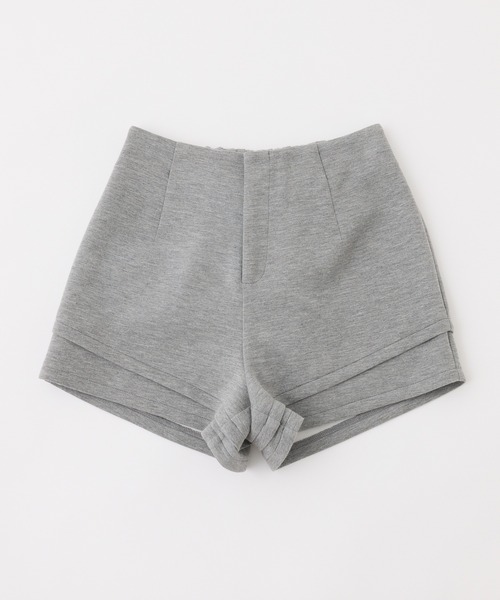 one after another NICE CLAUP(ワンアフターアナザーナイスクラップ)の「レイヤー風ショートパンツ(その他パンツ・レディース・ホワイト/ブラック/グレー・FREE)」の20枚目の写真