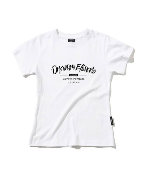 ELIMENO（エリメノ）の「ELメンバーズスリムフィット半袖Tシャツ2カラー（Tシャツ/カットソー・レディース・ホワイト/ブラック・1/2/3）」の5枚目の写真