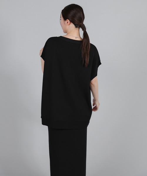 select MOCA Et(セレクトモカエト)の「【Et】Simple Knit Tight Skirt(スカート・レディース・ベージュ/ブラック・FREE)」の10枚目の写真