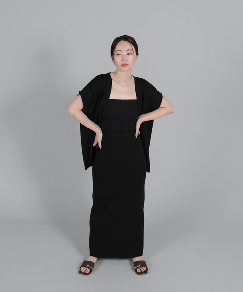 select MOCA Et(セレクトモカエト)の「【Et】Simple Knit Tight Skirt(スカート・レディース・ベージュ/ブラック・FREE)」の9枚目の写真