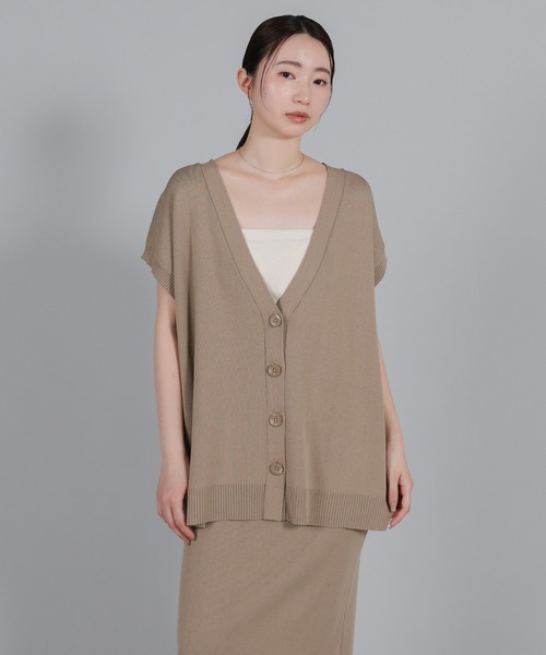 select MOCA Et(セレクトモカエト)の「【Et】Simple Knit Tight Skirt(スカート・レディース・ベージュ/ブラック・FREE)」の19枚目の写真
