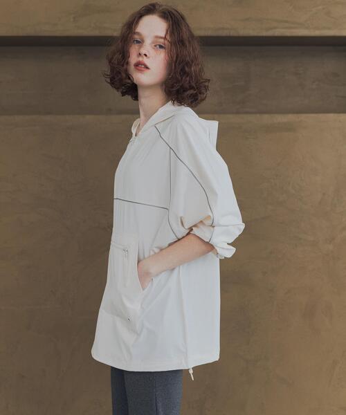 URBAN RESEARCH(アーバンリサーチ)の「『UVカット』Swim URBAN RESEARCH スイム パッカブルアノラック(水着・レディース・キャメル/ネイビー/アイボリー・FREE)」の6枚目の写真