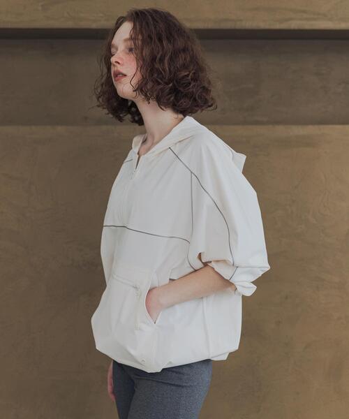URBAN RESEARCH(アーバンリサーチ)の「『UVカット』Swim URBAN RESEARCH スイム パッカブルアノラック(水着・レディース・キャメル/ネイビー/アイボリー・FREE)」の8枚目の写真