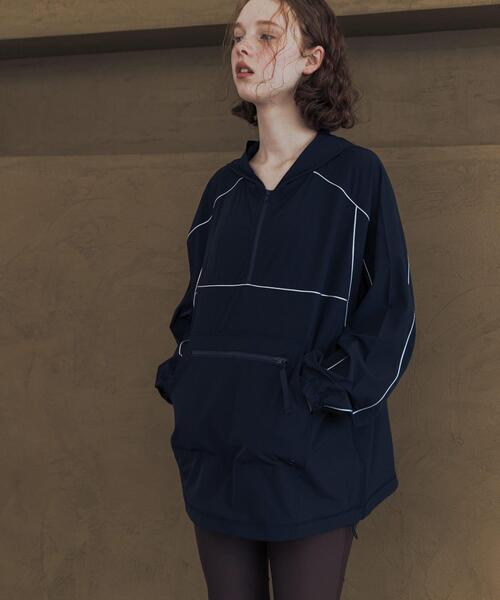 URBAN RESEARCH(アーバンリサーチ)の「『UVカット』Swim URBAN RESEARCH スイム パッカブルアノラック(水着・レディース・キャメル/ネイビー/アイボリー・FREE)」の16枚目の写真