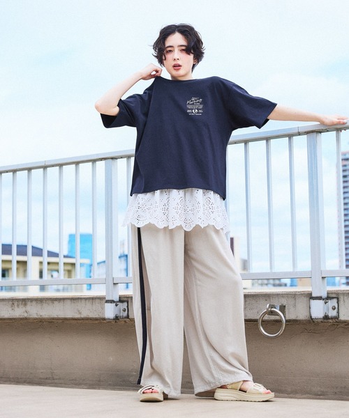 niko and（ニコアンド）の「トロットワイドイージーパンツ（その他