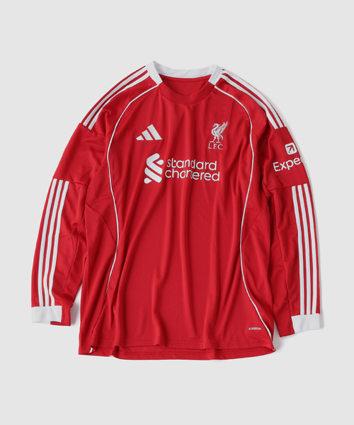 417 EDIFICE(フォーワンセブンエディフィス)の「【Liverpool FC / リバプール FC】ADIDAS HOME MENS REPLICA LS JERSEY(Tシャツ/カットソー・メンズ・レッド・SMALL/MEDIUM/LARGE/X-LARGE)」の1枚目の写真