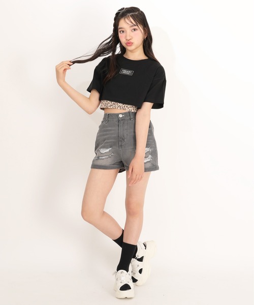 PINKHUNT(ピンクハント)の「PINKHUNT 接触冷感 デニムショートパンツ 1671K(その他パンツ・キッズ・ブラック/ブルー・120cm/130cm/150cm/160cm/140cm)」の7枚目の写真