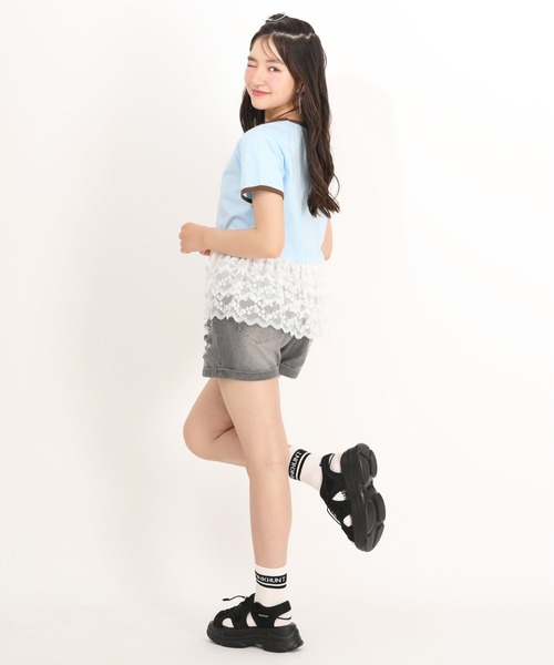 PINKHUNT(ピンクハント)の「PINKHUNT 接触冷感 デニムショートパンツ 1671K(その他パンツ・キッズ・ブラック/ブルー・120cm/130cm/150cm/160cm/140cm)」の10枚目の写真
