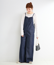 B.C STOCK | 《追加》ウォッシャブル / DU JOUR / デュ ジュール BK-BOW JEAN SALOPETTE(サロペット/オーバーオール)