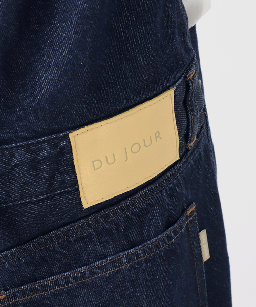 B.C STOCK（ベーセーストック）の「《追加》ウォッシャブル / DU JOUR / デュ ジュール BK-BOW JEAN SALOPETTE（サロペット/オーバーオール・レディース・ネイビー・FREE）」の22枚目の写真