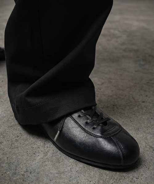 FIRENZE ATELIER（フィレンツェアトリエ）の「[SECOND.A] ユニセックスレトロデイリースニーカーSN5600UX [WRINKLE BLACK]（スニーカー・レディース・ブラック・23cm/24cm/25cm/26cm/27cm/28cm）」の10枚目の写真