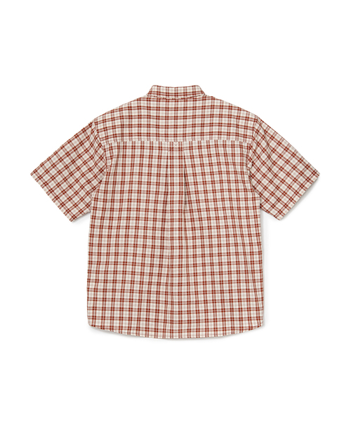 BOTT(ボット)の「BoTT / ボット PLAID SS SHIRT(シャツ/ブラウス・メンズ・レッド/グリーン/ブラック・MEDIUM/SMALL)」の6枚目の写真