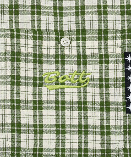 BOTT(ボット)の「BoTT / ボット PLAID SS SHIRT(シャツ/ブラウス・メンズ・レッド/グリーン/ブラック・MEDIUM/SMALL)」の8枚目の写真