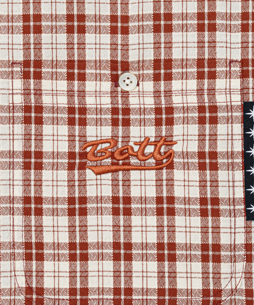 BOTT(ボット)の「BoTT / ボット PLAID SS SHIRT(シャツ/ブラウス・メンズ・レッド/グリーン/ブラック・MEDIUM/SMALL)」の9枚目の写真