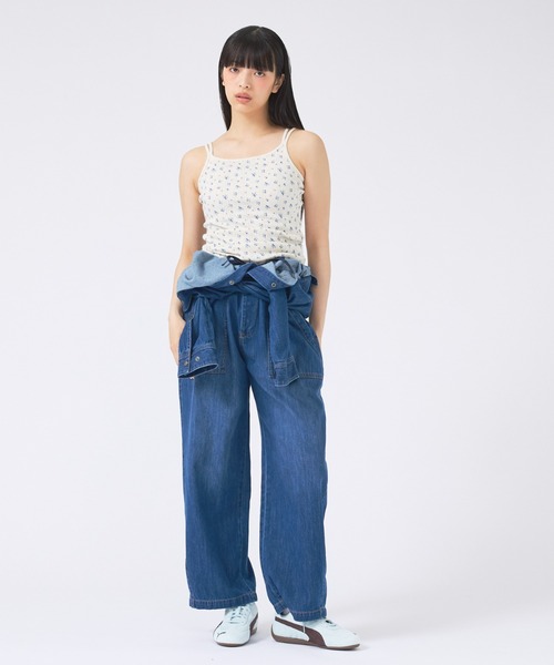 JEMORGAN(ジェーイーモーガン)の「【JEMORGAN/ジェーイーモーガン】花柄キャミソール/JG751-59S/花柄/キャミソール/フライス(キャミソール・レディース・その他1/ネイビー/レッド/ブルー・フリー)」の22枚目の写真