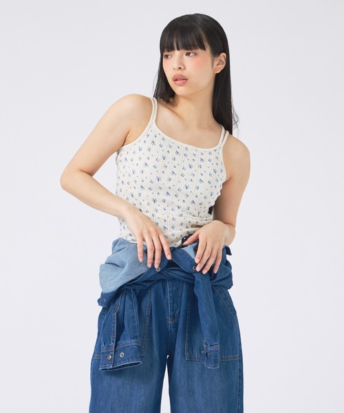 JEMORGAN(ジェーイーモーガン)の「【JEMORGAN/ジェーイーモーガン】花柄キャミソール/JG751-59S/花柄/キャミソール/フライス(キャミソール・レディース・その他1/ネイビー/レッド/ブルー・フリー)」の20枚目の写真