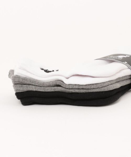 KANGOL(カンゴール)の「【KANGOL/カンゴール】【絶妙なクォーター丈】3足組 ソックス 足首丈 ミニマルデザイン 3Pセット 靴下(ソックス/靴下・メンズ・グレー/ホワイト・FREE)」の10枚目の写真