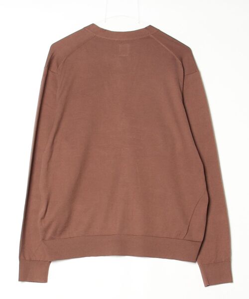 SHIPS（シップス）の「16G SEA ISLAND VN CARDIGAN（カーディガン/ボレロ・メンズ・ネイビー/キャメル・SMALL/MEDIUM/X-LARGE）」の3枚目の写真