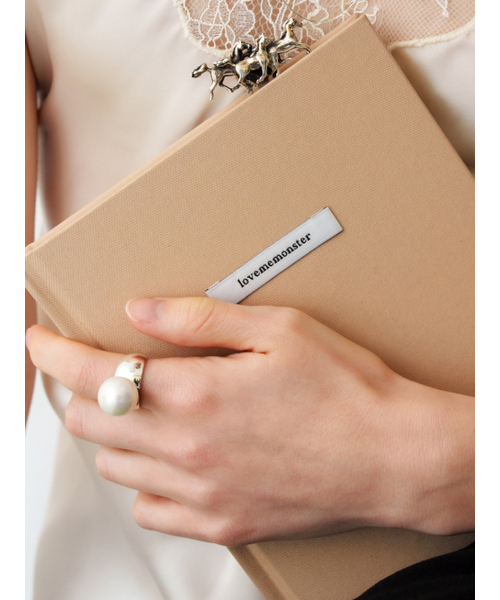 LOVE ME MONSTER(ラブミーモンスター)の「Bold Mood Gem Ring_2COL (L261MRI030)(リング・レディース・ブラック/ホワイト・13/11)」の5枚目の写真