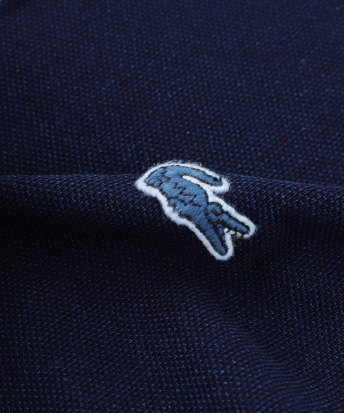 LACOSTE(ラコステ)の「LACOSTE / ラコステ インディゴ ポロシャツ(Tシャツ/カットソー・メンズ・ブルー系その他/コバルトブルー・3/4)」の4枚目の写真