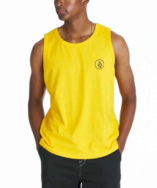 VOLCOM(ボルコム)の「VOLCOM メンズ CHEST STONE TANK タンクトップ 【2026年夏モデル】(タンクトップ・メンズ・イエロー/オリーブ/オフホワイト/ブラック・MEDIUM/X-LARGE/LARGE/SMALL)」の4枚目の写真