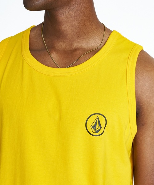 VOLCOM(ボルコム)の「VOLCOM メンズ CHEST STONE TANK タンクトップ 【2026年夏モデル】(タンクトップ・メンズ・イエロー/オリーブ/オフホワイト/ブラック・MEDIUM/X-LARGE/LARGE/SMALL)」の9枚目の写真