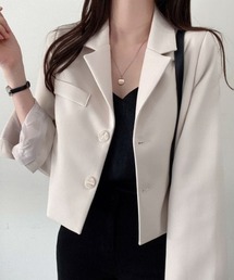 CHUL（チュル）の「ショートテーラードジャケット（テーラードジャケット）」