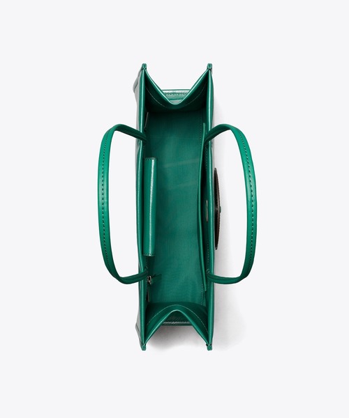 TORY BURCH(トリーバーチ)の「エラ イーストウエスト トートバッグ(トートバッグ・レディース・ホワイト/グリーン/ブルー・ONE SIZE)」の4枚目の写真