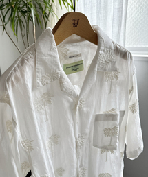 COUTURE DADAM/クチュールドアダム parm tree embroidery シャツ