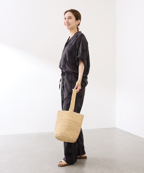 FRAMeWORK（フレームワーク）の「COUTURE DADAM/クチュールドアダム parm tree embroidery シャツ（シャツ/ブラウス・レディース・ブラック/ホワイト系その他・FREE）」の16枚目の写真