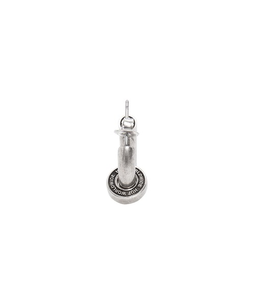 HUF(ハフ)の「BUTTON UP HOOP PIERCE(ピアス(片耳用)・メンズ・シルバー・O/S)」の4枚目の写真
