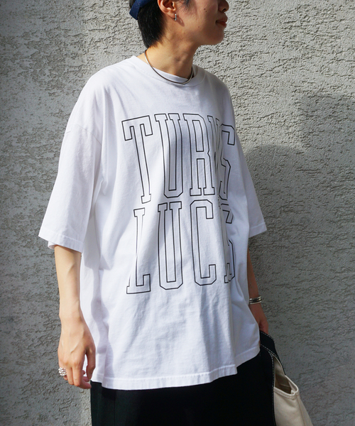 JOURNAL STANDARD LUXE（ジャーナルスタンダード　ラックス）の「《追加２》プリントT TURNS LUCKS（Tシャツ/カットソー・レディース・ブラック/ベージュ・FREE）」の11枚目の写真