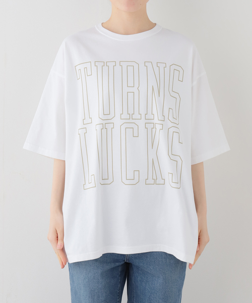 JOURNAL STANDARD LUXE（ジャーナルスタンダード　ラックス）の「《追加２》プリントT TURNS LUCKS（Tシャツ/カットソー・レディース・ブラック/ベージュ・FREE）」の13枚目の写真