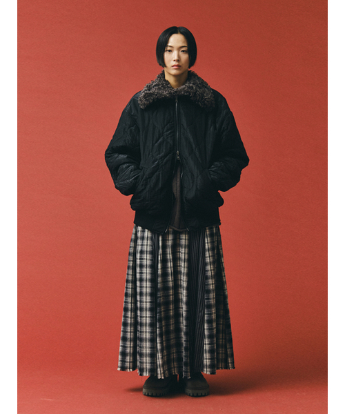 PLZPROJECT(プリーズプロジェクト)の「REVERSIBLE SHEARLING FLIGHT JACKET(ダウンジャケット/コート・レディース・その他・FREE)」の2枚目の写真