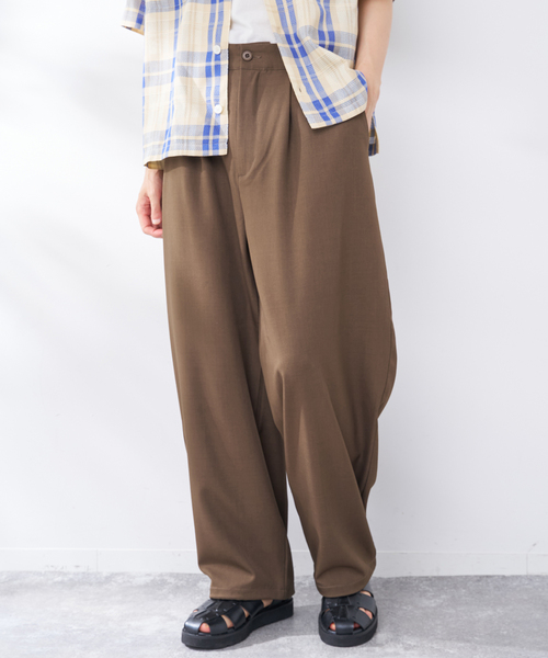 RED KAP(レッドキャップ)の「REDKAP 別注 TR Wide Pants(その他パンツ・メンズ・ブラック/グレー/ネイビー/ブラウン・LARGE/MEDIUM)」の3枚目の写真