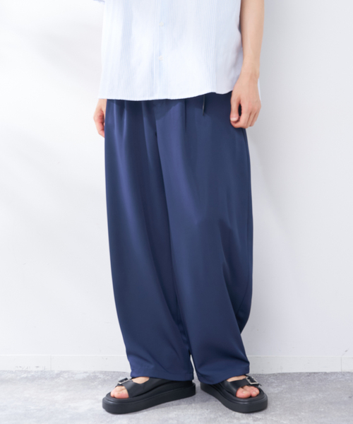 RED KAP(レッドキャップ)の「《接触冷感・ストレッチ》REDKAP 別注 TR Wide Pants(その他パンツ・メンズ・ブラック/グレー/ネイビー/ブラウン・LARGE/MEDIUM)」の5枚目の写真