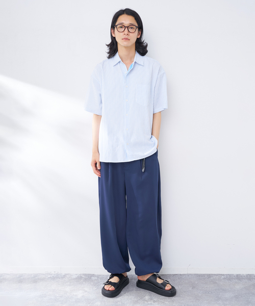 RED KAP(レッドキャップ)の「《接触冷感・ストレッチ》REDKAP 別注 TR Wide Pants(その他パンツ・メンズ・ブラック/グレー/ネイビー/ブラウン・LARGE/MEDIUM)」の9枚目の写真