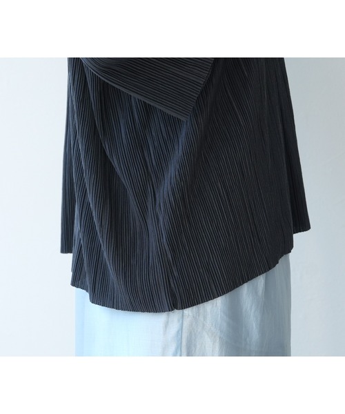 reca(レカ)の「細プリーツ七分袖カットソー(Tシャツ/カットソー・レディース・ミント/アイボリー/ライム/チャコール・FREE)」の20枚目の写真
