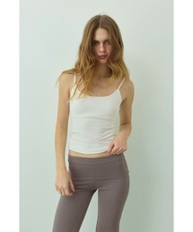 ALEXIA STAM | Terry Cloth Camisole with Back Logo /パッドinバックロゴキャミソール(キャミソール)