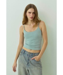 ALEXIA STAM | Terry Cloth Camisole with Back Logo /パッドinバックロゴキャミソール(キャミソール)