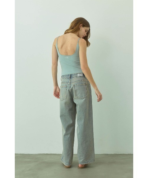 ALEXIA STAM(アリシアスタン)の「Terry Cloth Camisole with Back Logo /パッドinバックロゴキャミソール(キャミソール・レディース・ピンク/ブラウン/ホワイト/ミント・L/M/S)」の11枚目の写真