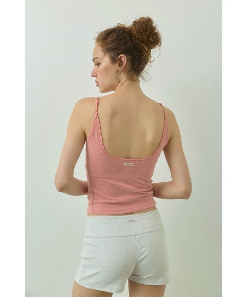 ALEXIA STAM(アリシアスタン)の「Terry Cloth Camisole with Back Logo /パッドinバックロゴキャミソール(キャミソール・レディース・ピンク/ブラウン/ホワイト/ミント・L/M/S)」の16枚目の写真