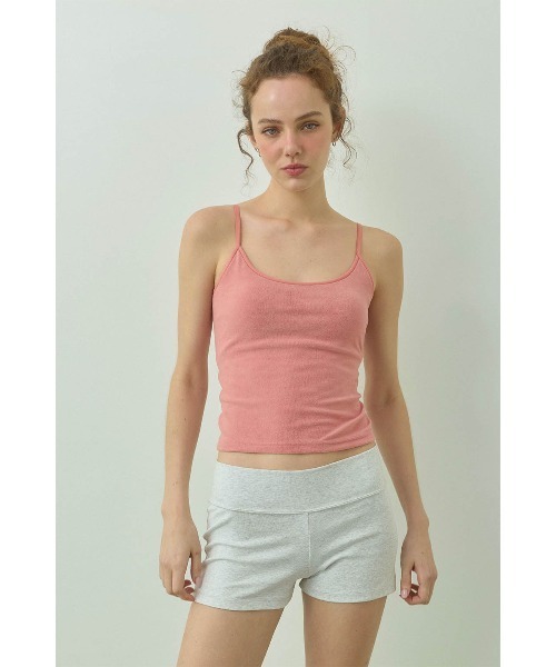 ALEXIA STAM(アリシアスタン)の「Terry Cloth Camisole with Back Logo /パッドinバックロゴキャミソール(キャミソール・レディース・ピンク/ブラウン/ホワイト/ミント・L/M/S)」の18枚目の写真