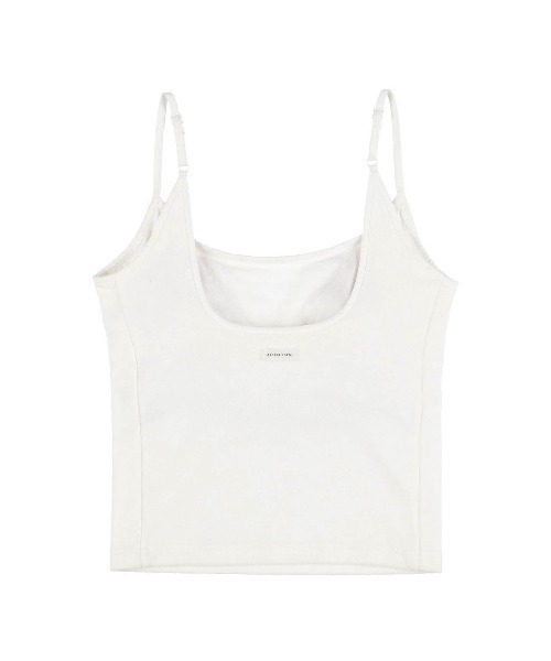 ALEXIA STAM(アリシアスタン)の「Terry Cloth Camisole with Back Logo /パッドinバックロゴキャミソール(キャミソール・レディース・ピンク/ブラウン/ホワイト/ミント・L/M/S)」の20枚目の写真