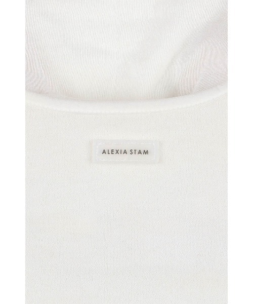 ALEXIA STAM(アリシアスタン)の「Terry Cloth Camisole with Back Logo /パッドinバックロゴキャミソール(キャミソール・レディース・ピンク/ブラウン/ホワイト/ミント・L/M/S)」の21枚目の写真