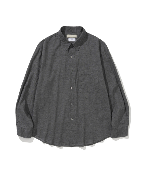 SIIIIDO(シド)の「LEO SPOTTED ONE POCKET SHIRT(JAPAN FABRIC)(シャツ/ブラウス・メンズ・ダークグレー・2/3)」の1枚目の写真